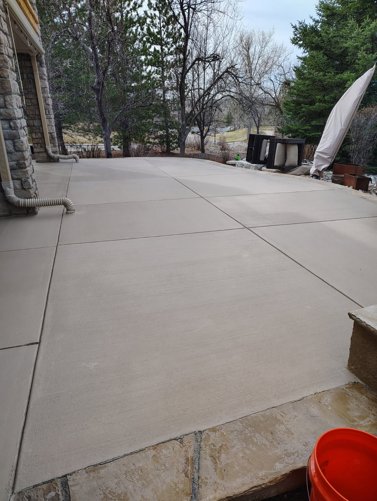 Recolored Patio by Leal Contracting LLC Concrete